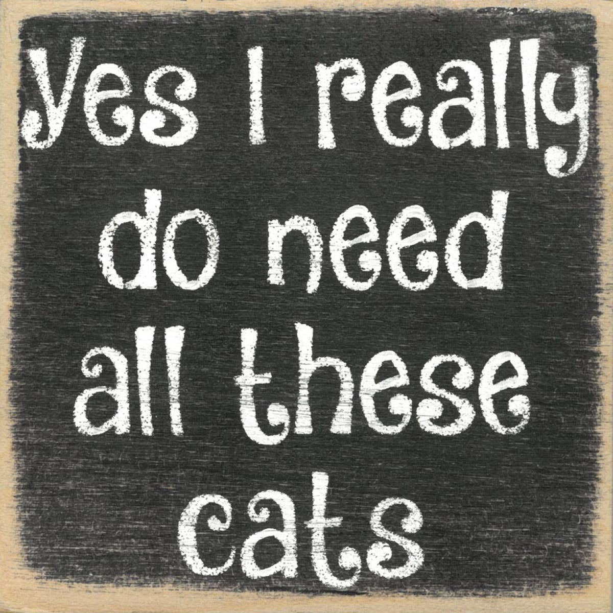 All These Cats 4x4 sign