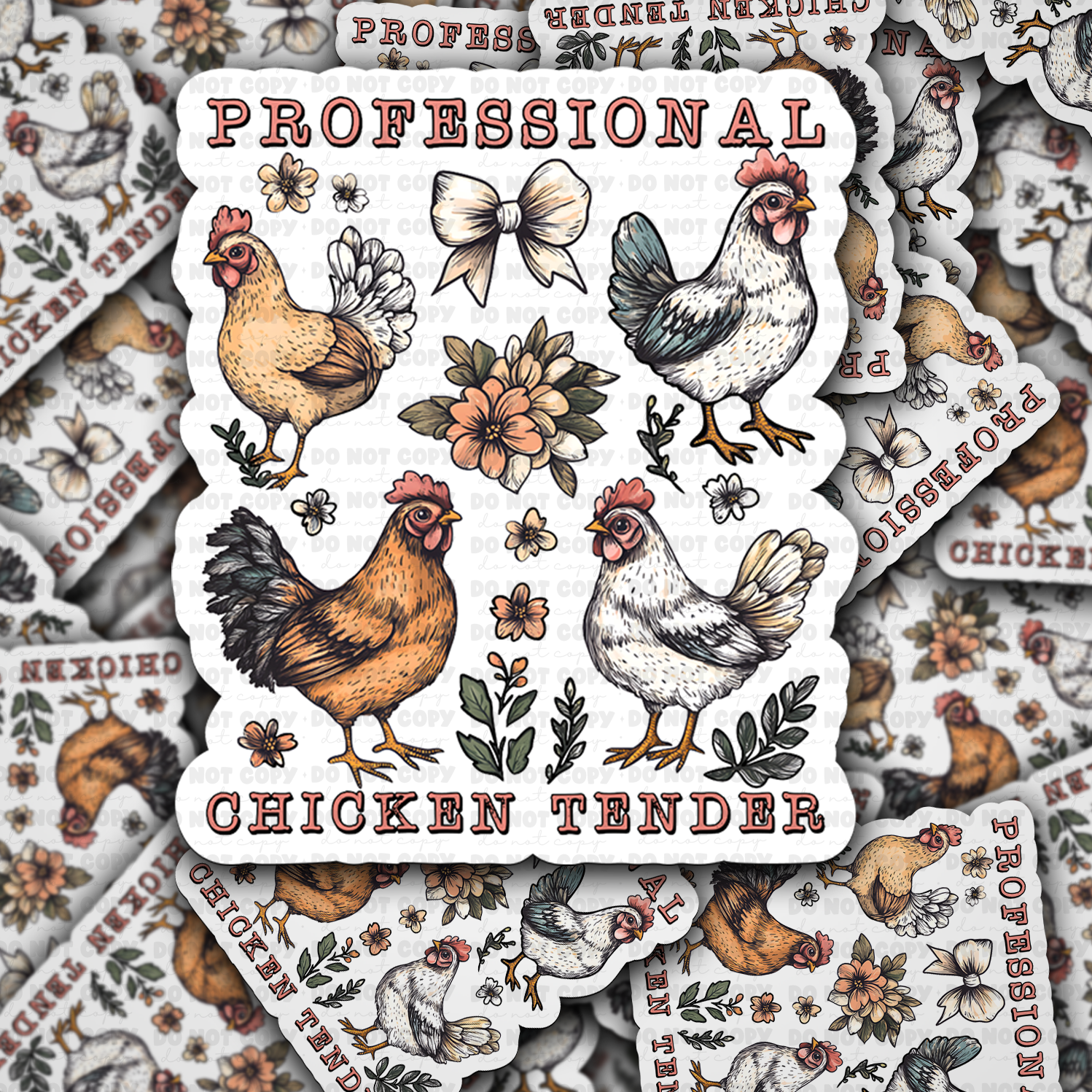 Professional chicken tender - Vinyl Sticker