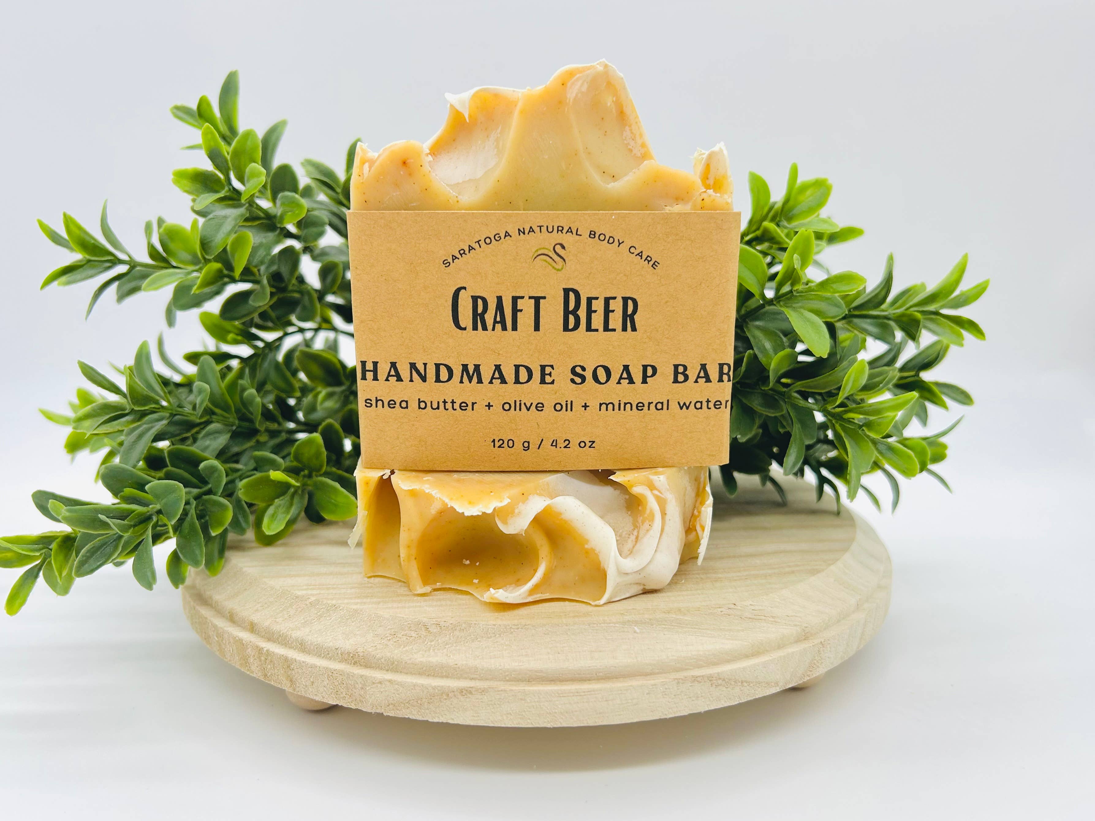 Craft Beer Handmade Soap Bar VEGAN COLD PROCESS