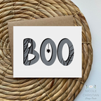 BOO - Halloween greeting card image 0