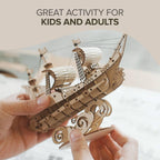 3DWooden Puzzle: Sailing Ship