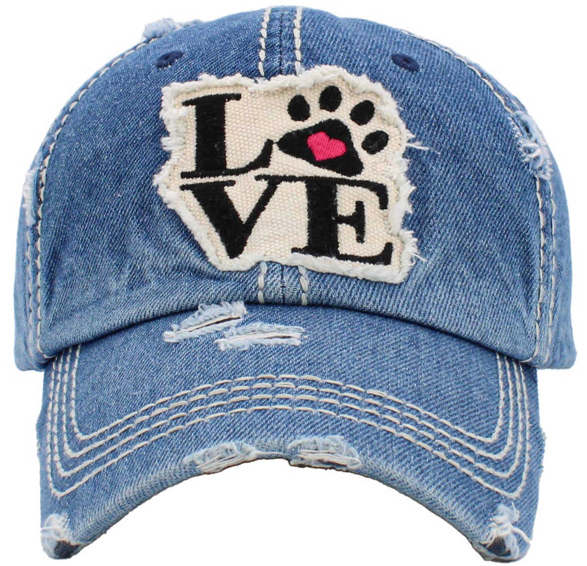 Paw Love Vintage Ballcap