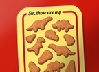 Emotional Support Nuggets Sticker