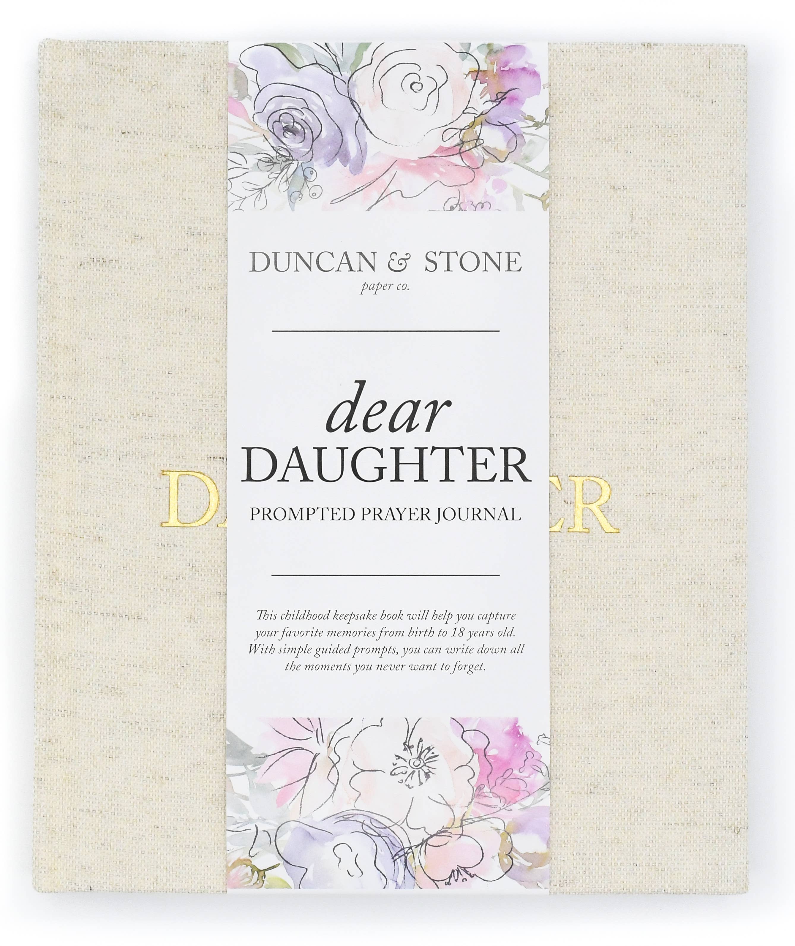 Dear Daughter Childhood Keepsake Book | Mother's Day Gift