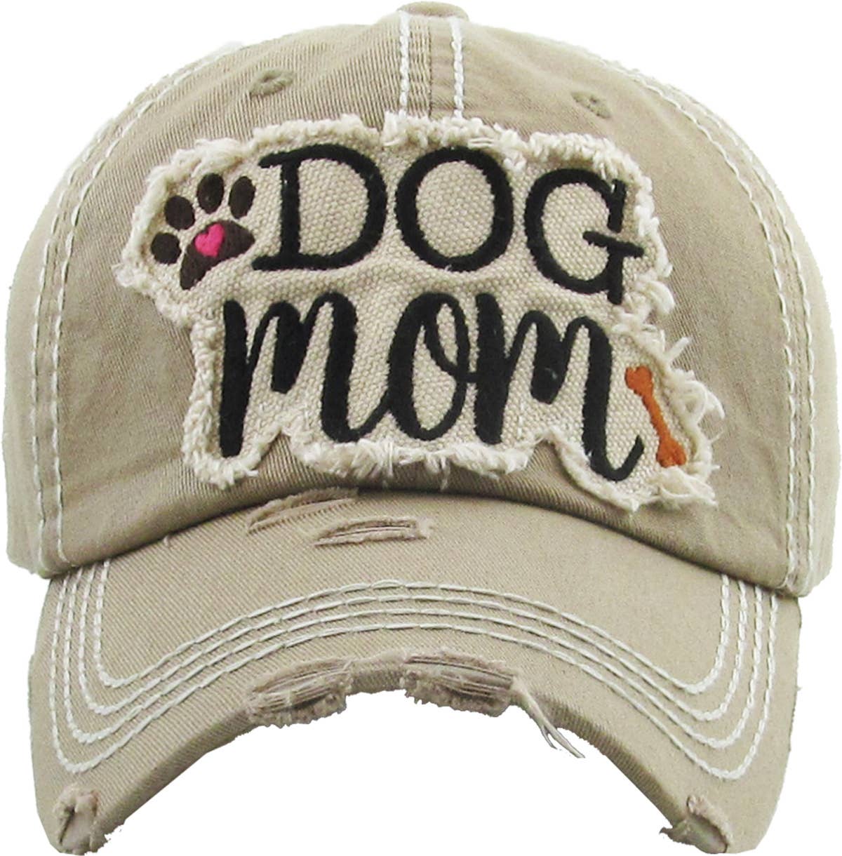 DOG MOM WASHED VINTAGE BALLCAP