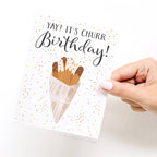 Yay It’s Churr Birthday Churros Greeting Card