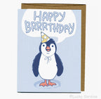 Penguin Happy BRRRTHDAY, Funny Cold Birthday Card