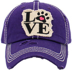 Paw Love Vintage Ballcap