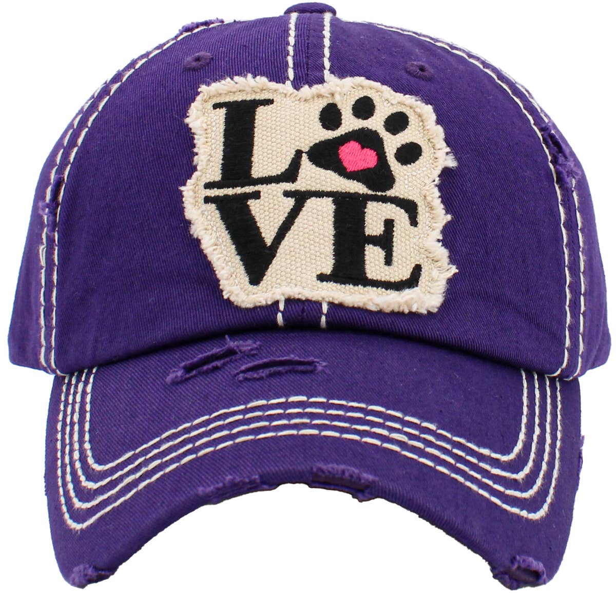 Paw Love Vintage Ballcap