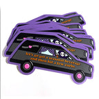 Bad Driver Grim Reaper Fall Hit The Curb Vinyl Sticker