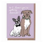 Wedding Dogs Greeting Card