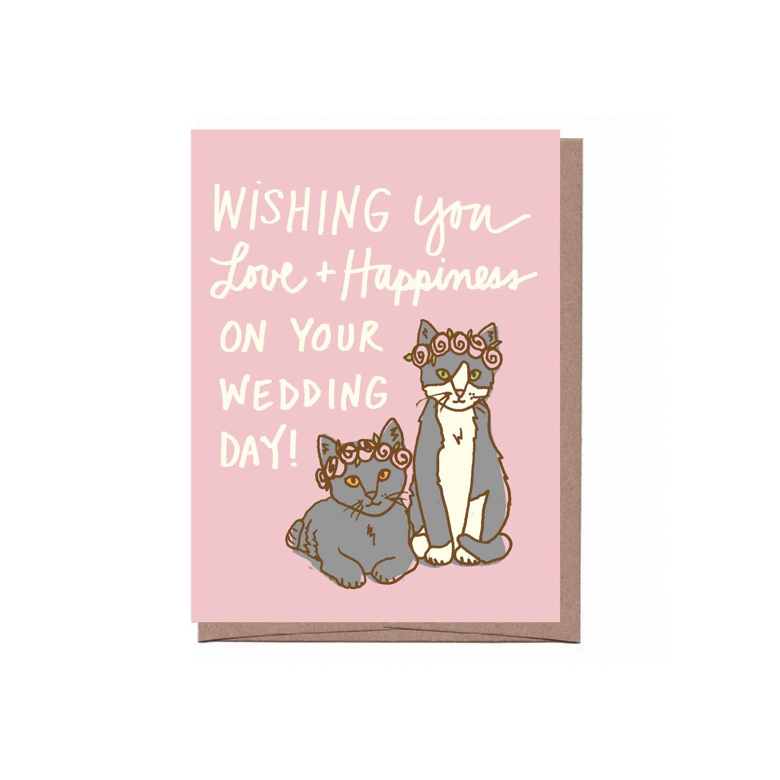 Wedding Kittens Greeting Card