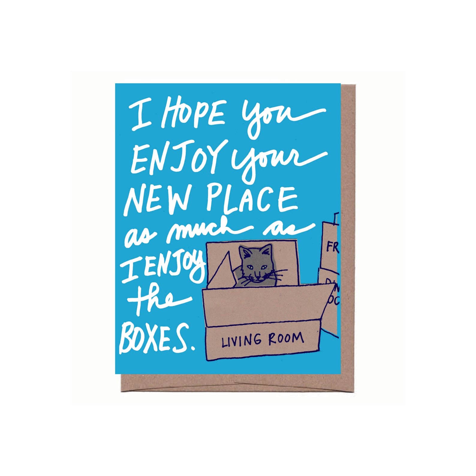 Buddy Boxes New Home Greeting Card
