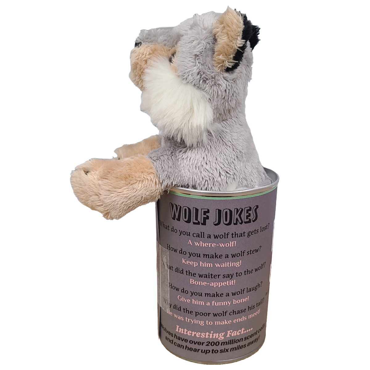 Scout the Canned Wolf Plush