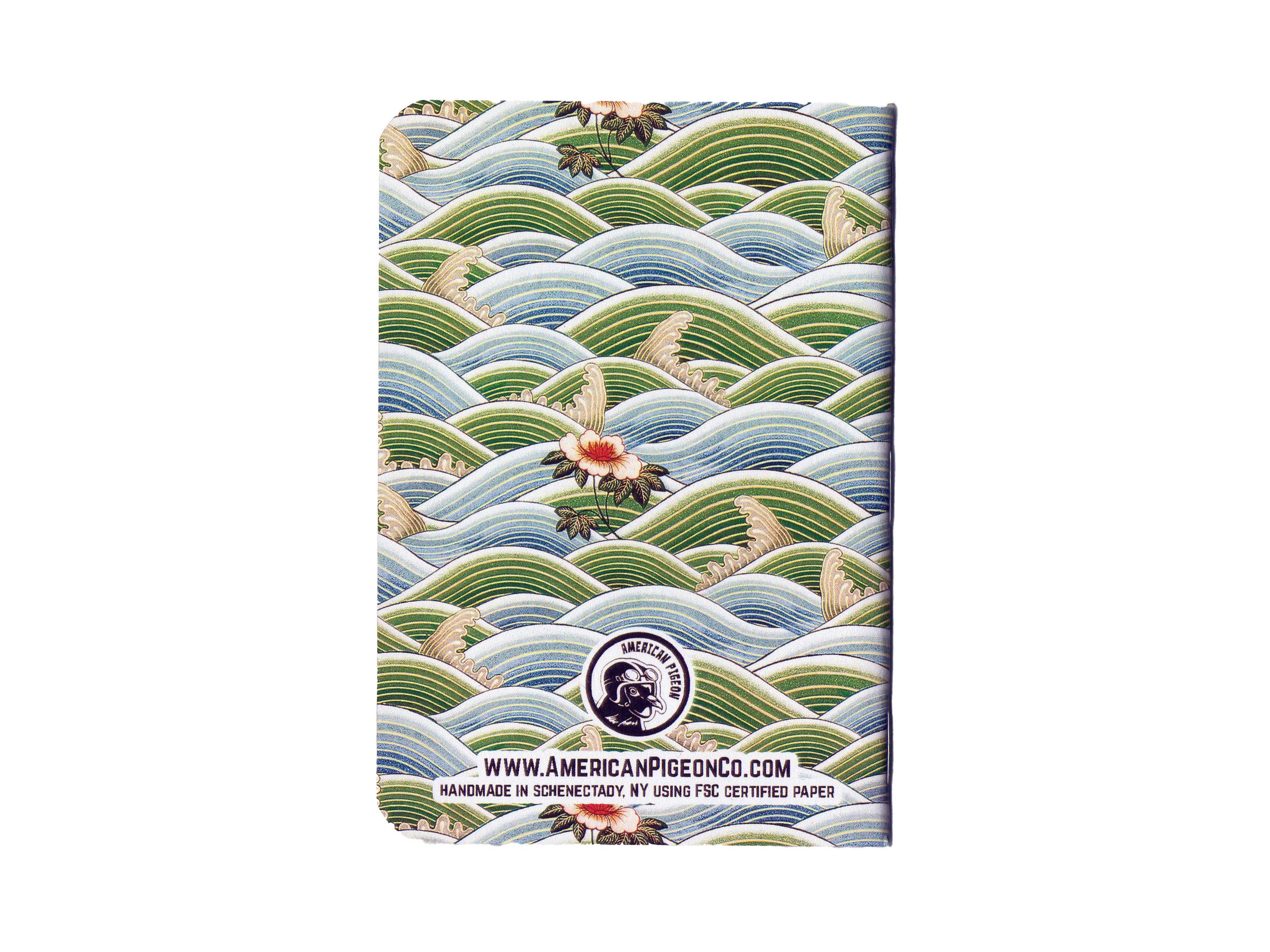 Waves Handcrafted Pocket Notebook