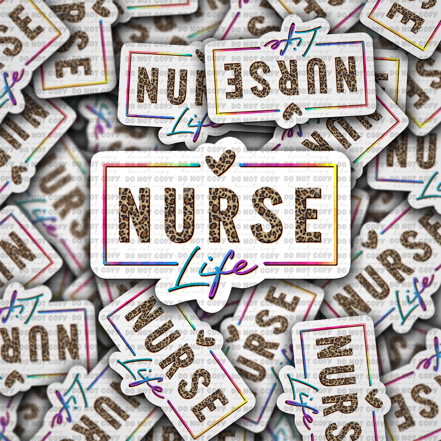 Nurse Life  Die cut sticker