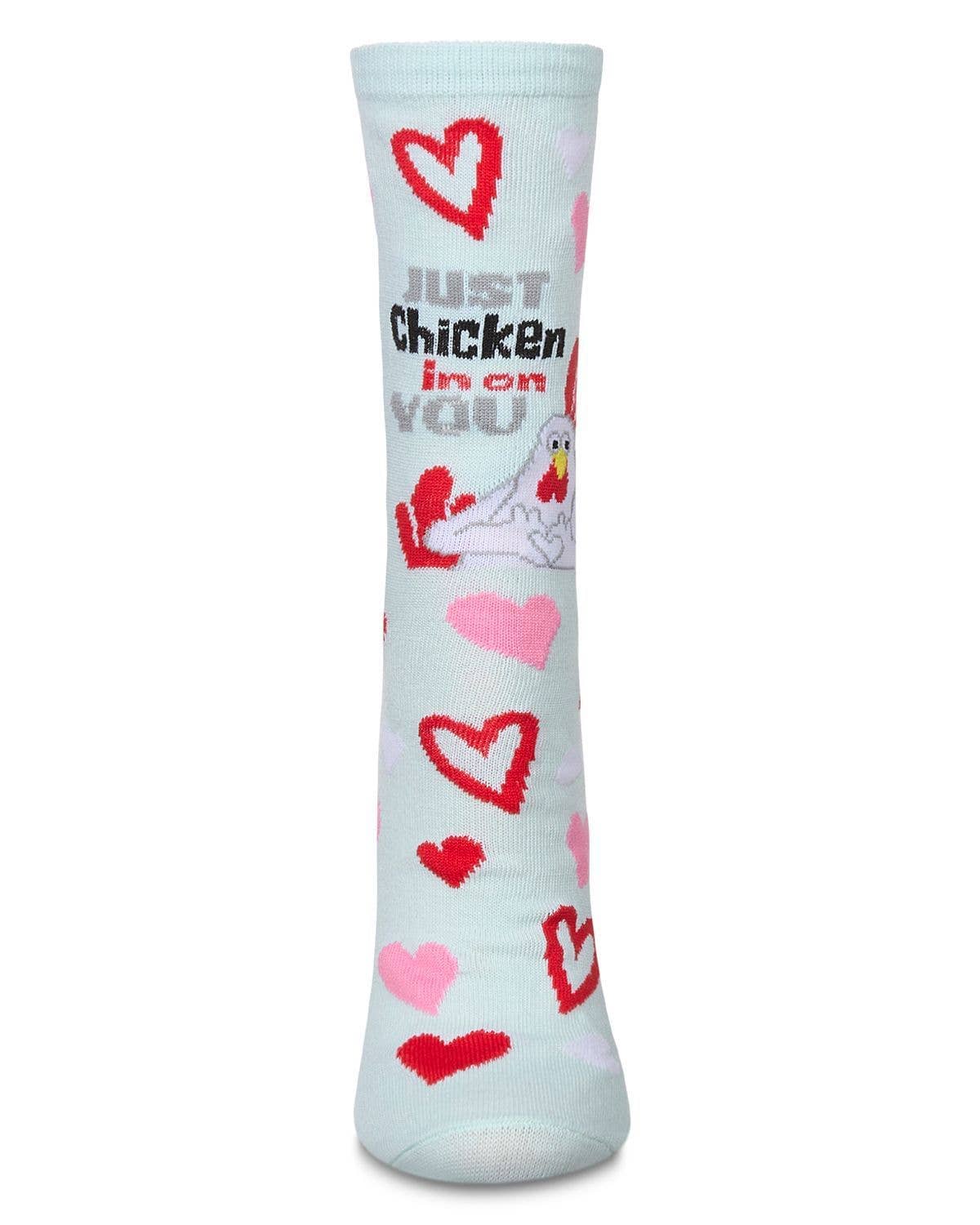 Just Chicken In On You Greeting Card Socks