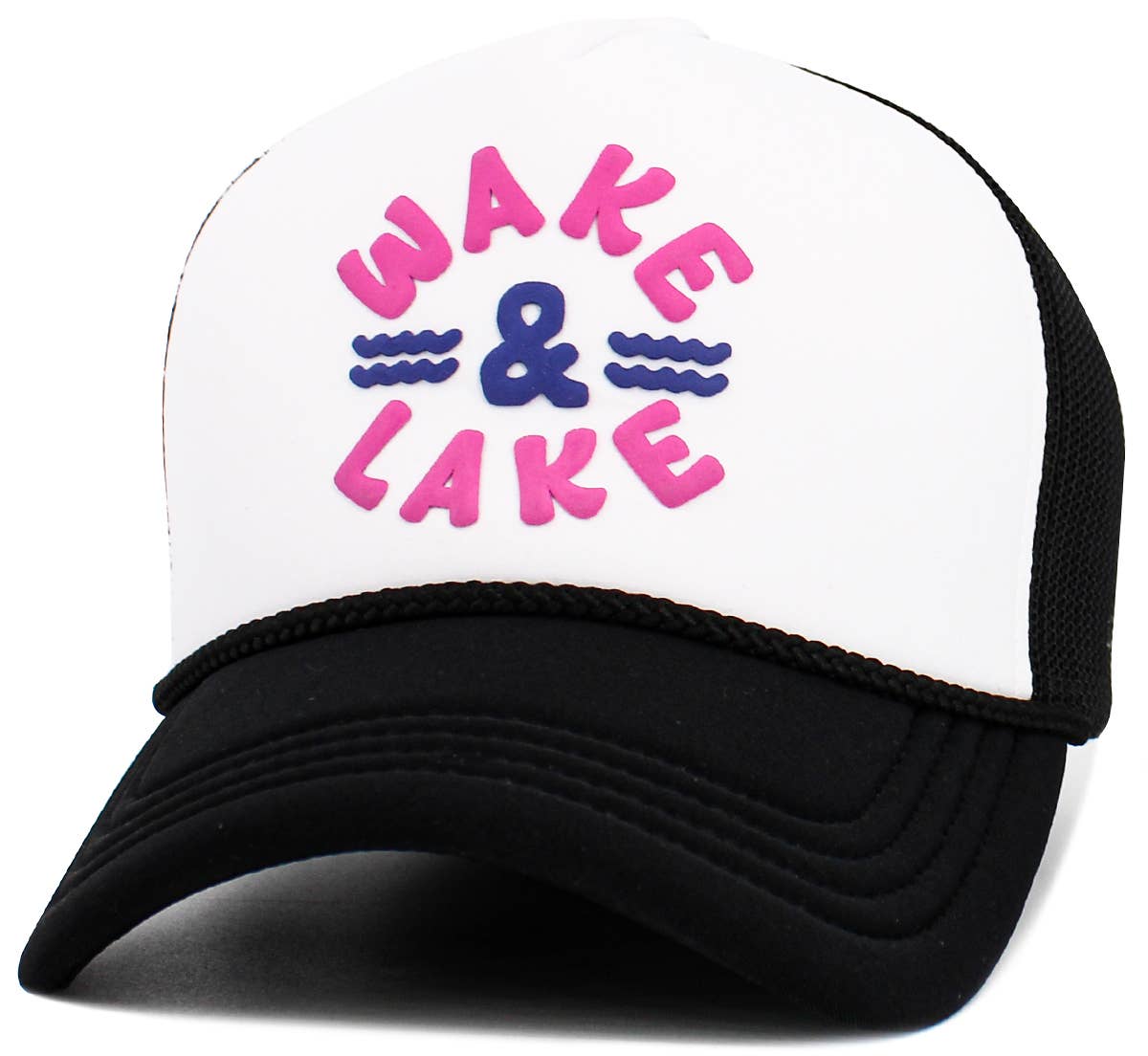 Wake and Lake Foam Trucker Mesh Cap