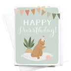 Happy Purrthday Cat Greeting Card