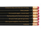 ANTISOCIAL BUTTERFLY PENCIL SET