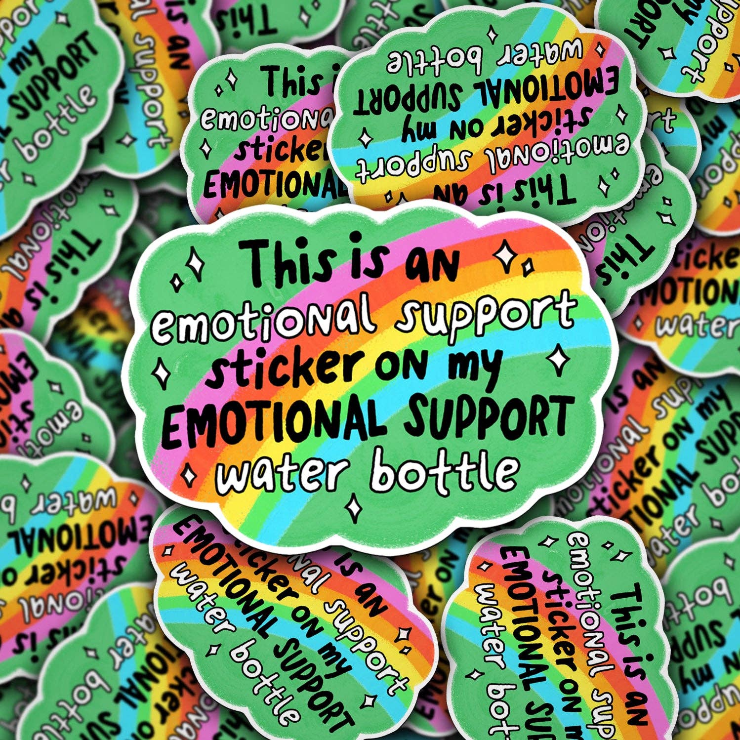 Emotional Support Sticker - Vinyl Sticker