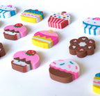 Sweet cakes scented erasers