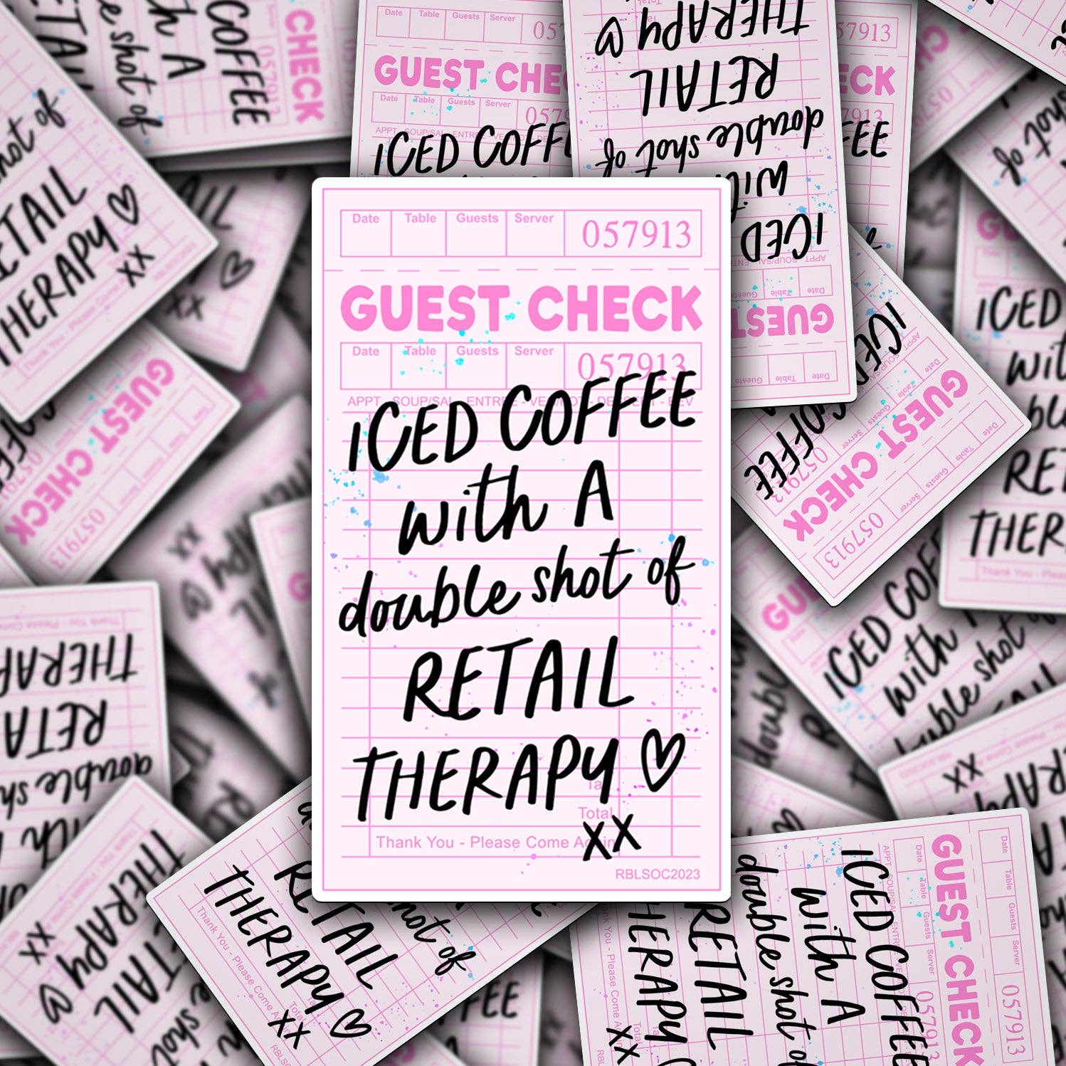 Iced Coffee Retail - Vinyl Sticker