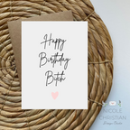"Happy birthday bitch" Greeting Card image 0