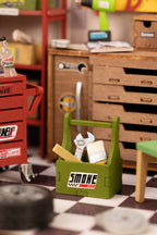 DIY Miniature House Kit: Garage Workshop