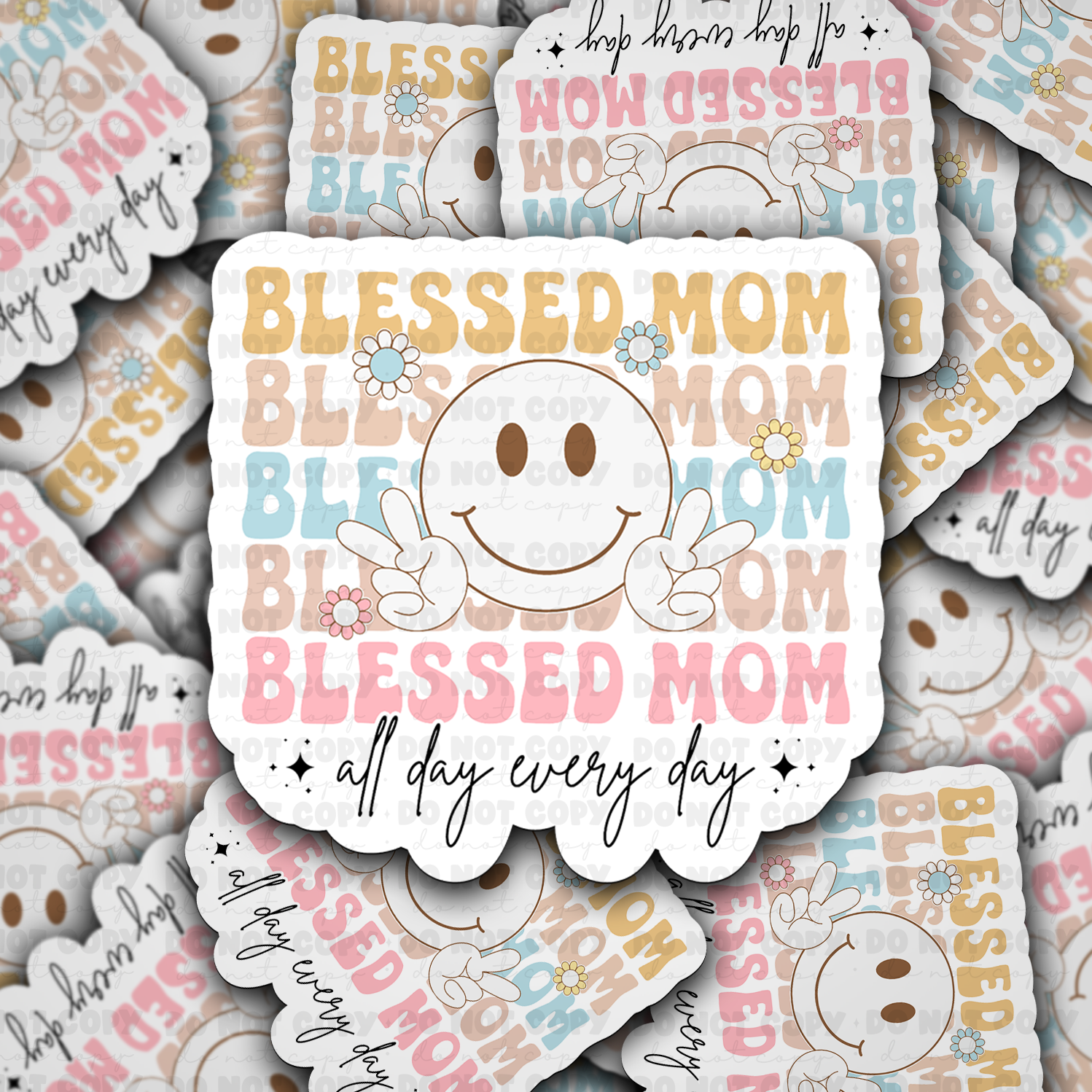 Blessed mom - Vinyl Sticker