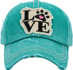 Paw Love Vintage Ballcap