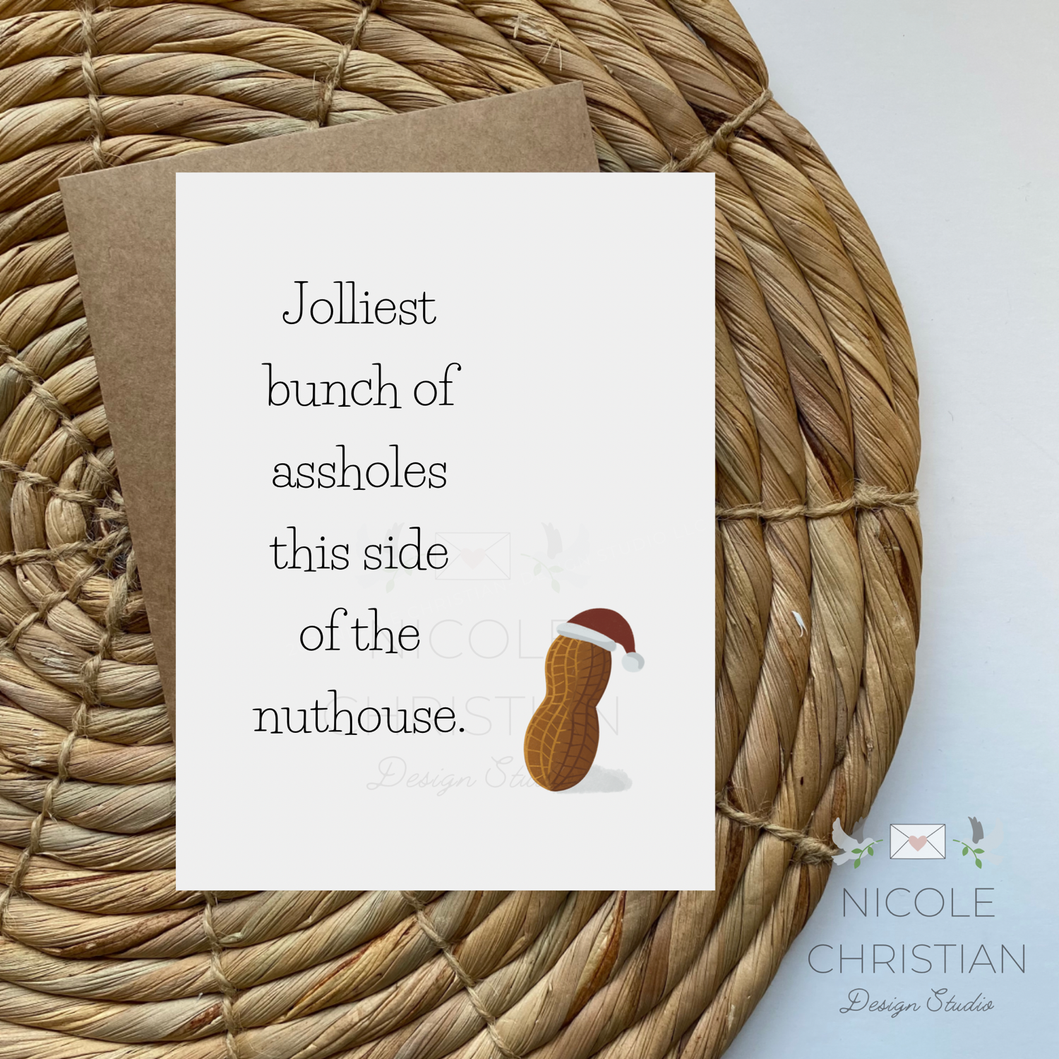 Jolliest Bunch of assholes - Christmas Card image 0