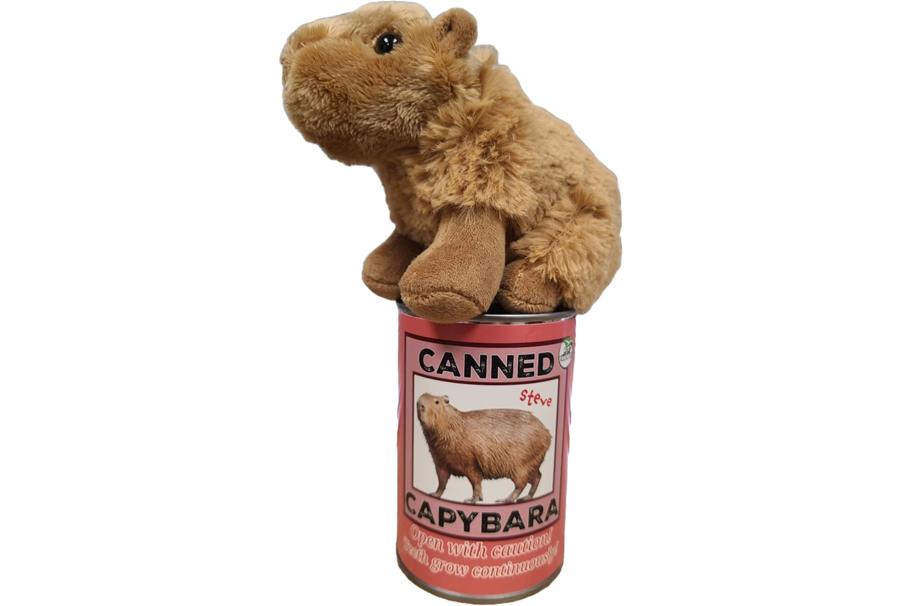 Steve the Canned Capybara Plush