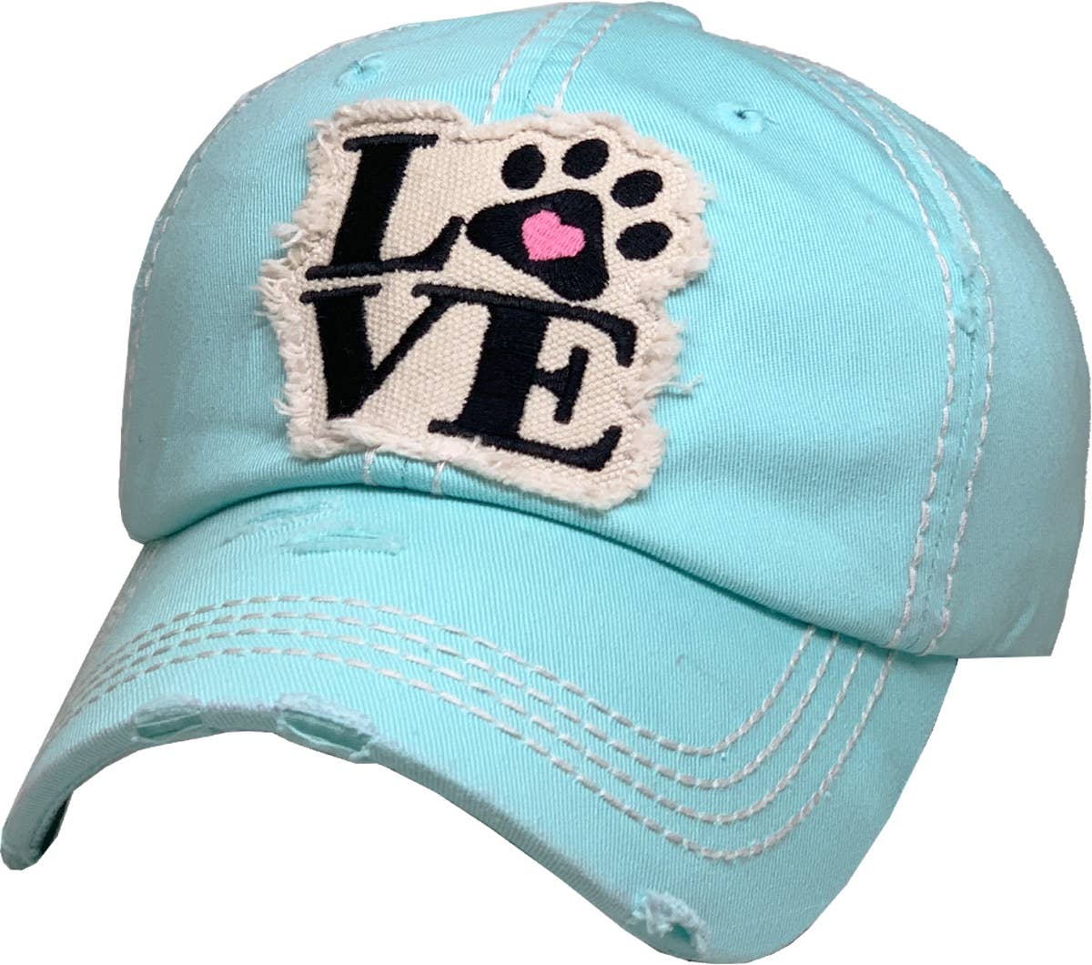 Paw Love Vintage Ballcap