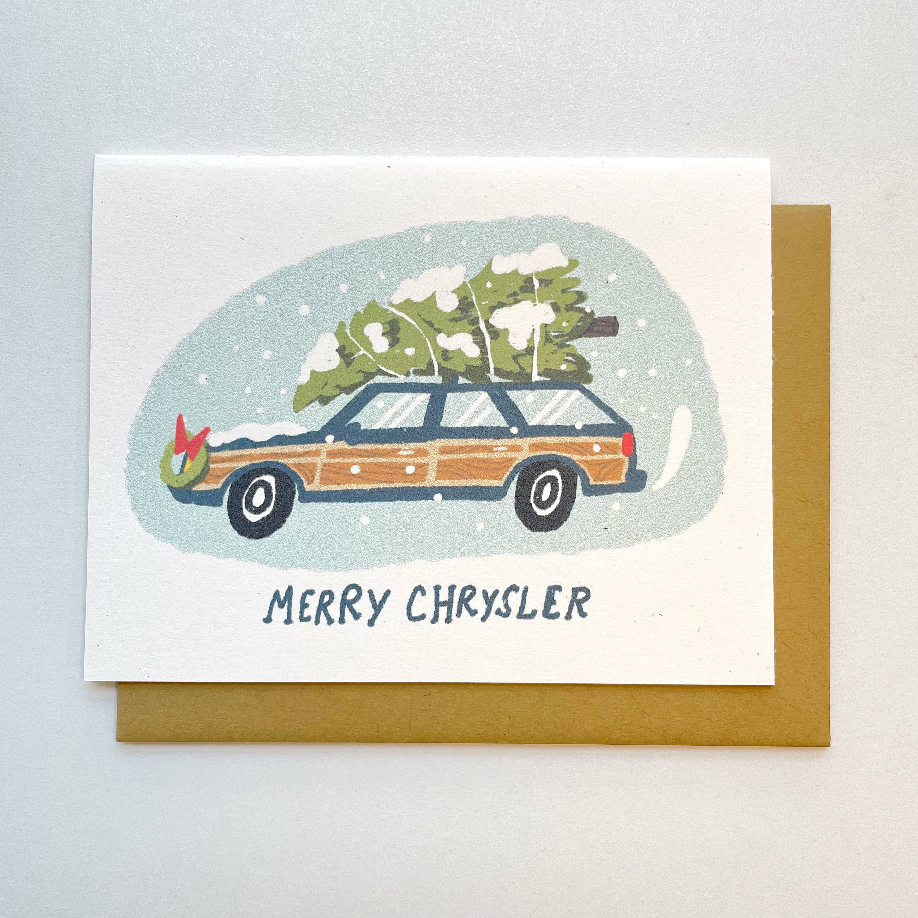 Merry Chrysler Greeting Card