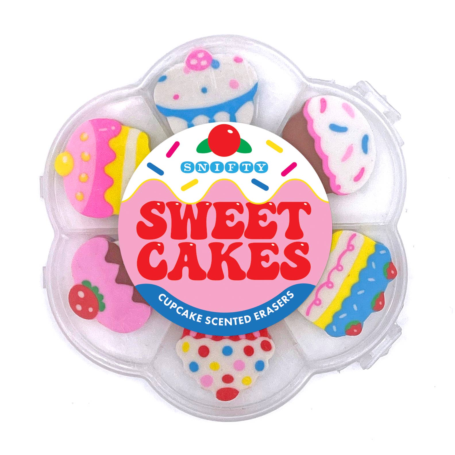 Sweet cakes scented erasers