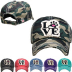 Paw Love Vintage Ballcap