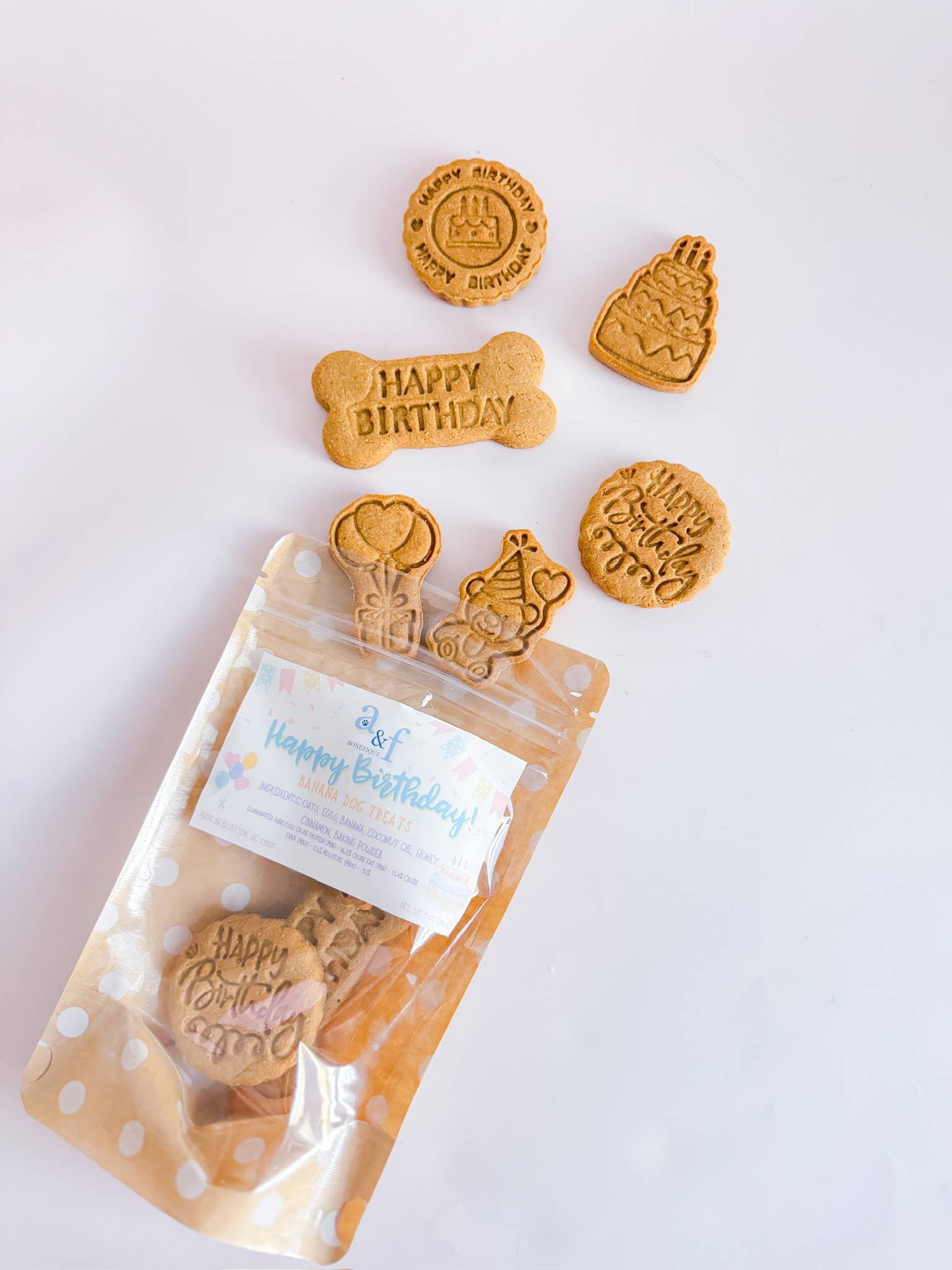 Happy Birthday Dog Treat Bag