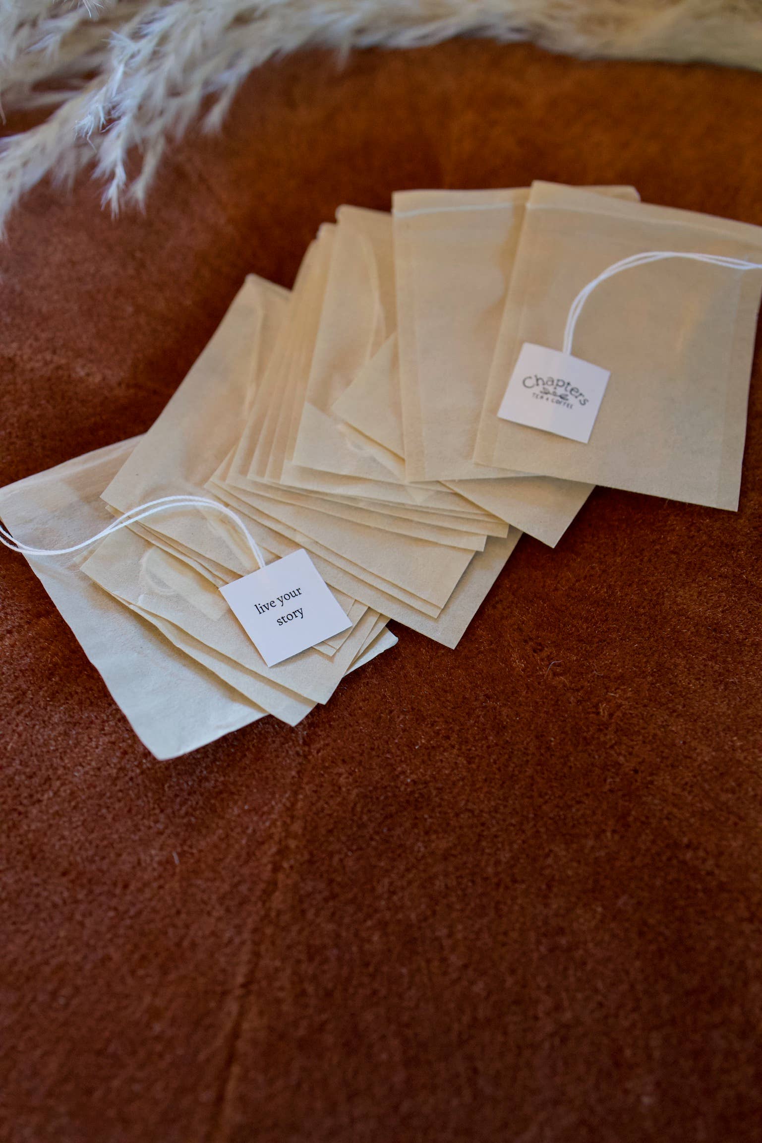 Natural Paper Drawstring Bags (empty)