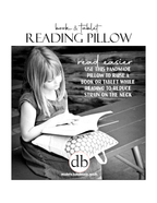 Reading Pillow- Kind Heart, Floral