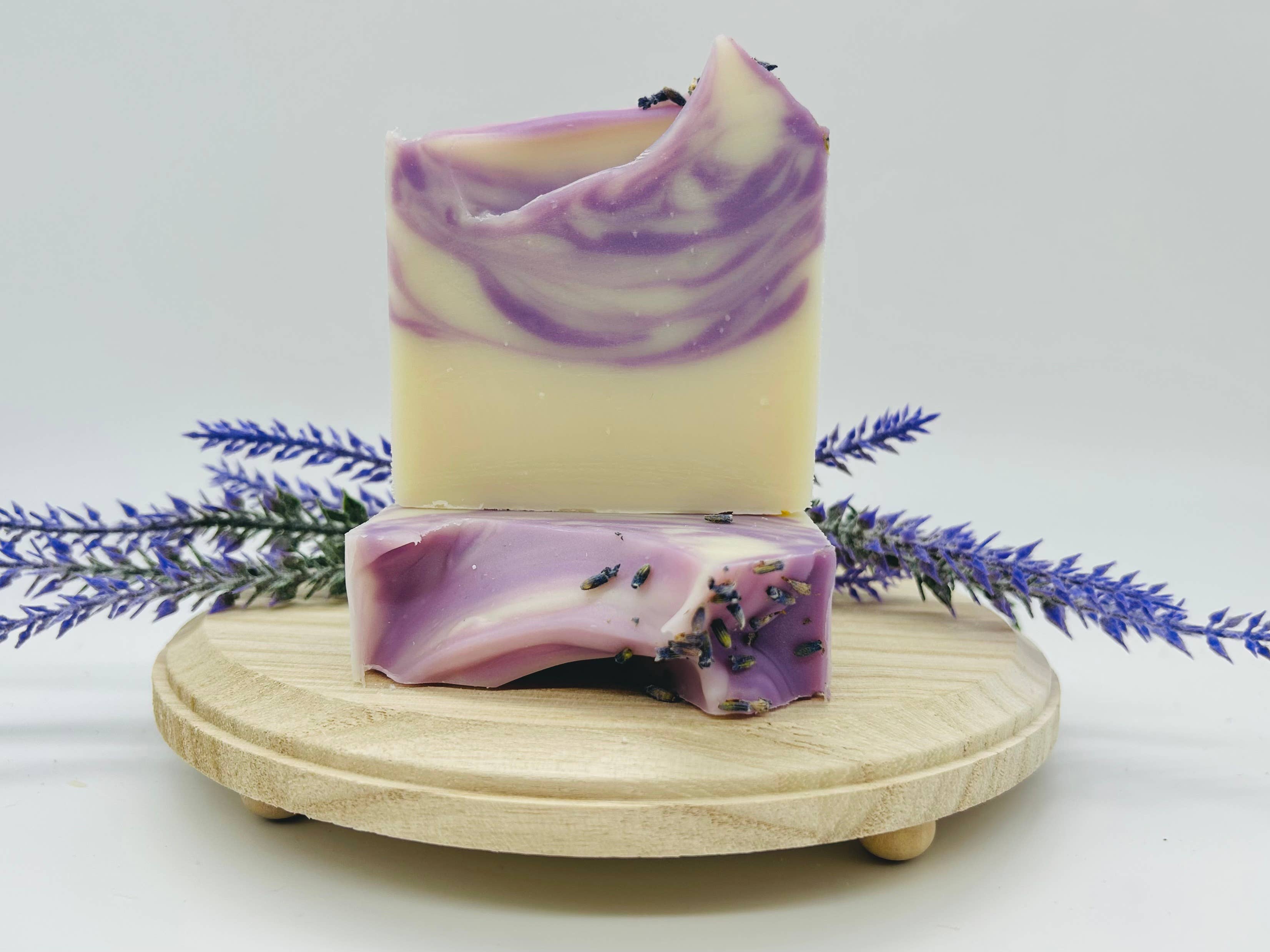 Lavender Handmade Soap Bar VEGAN COLD PROCESS