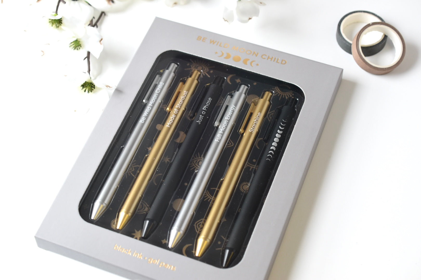 BE WILD MOON CHILD - GEL PEN SET