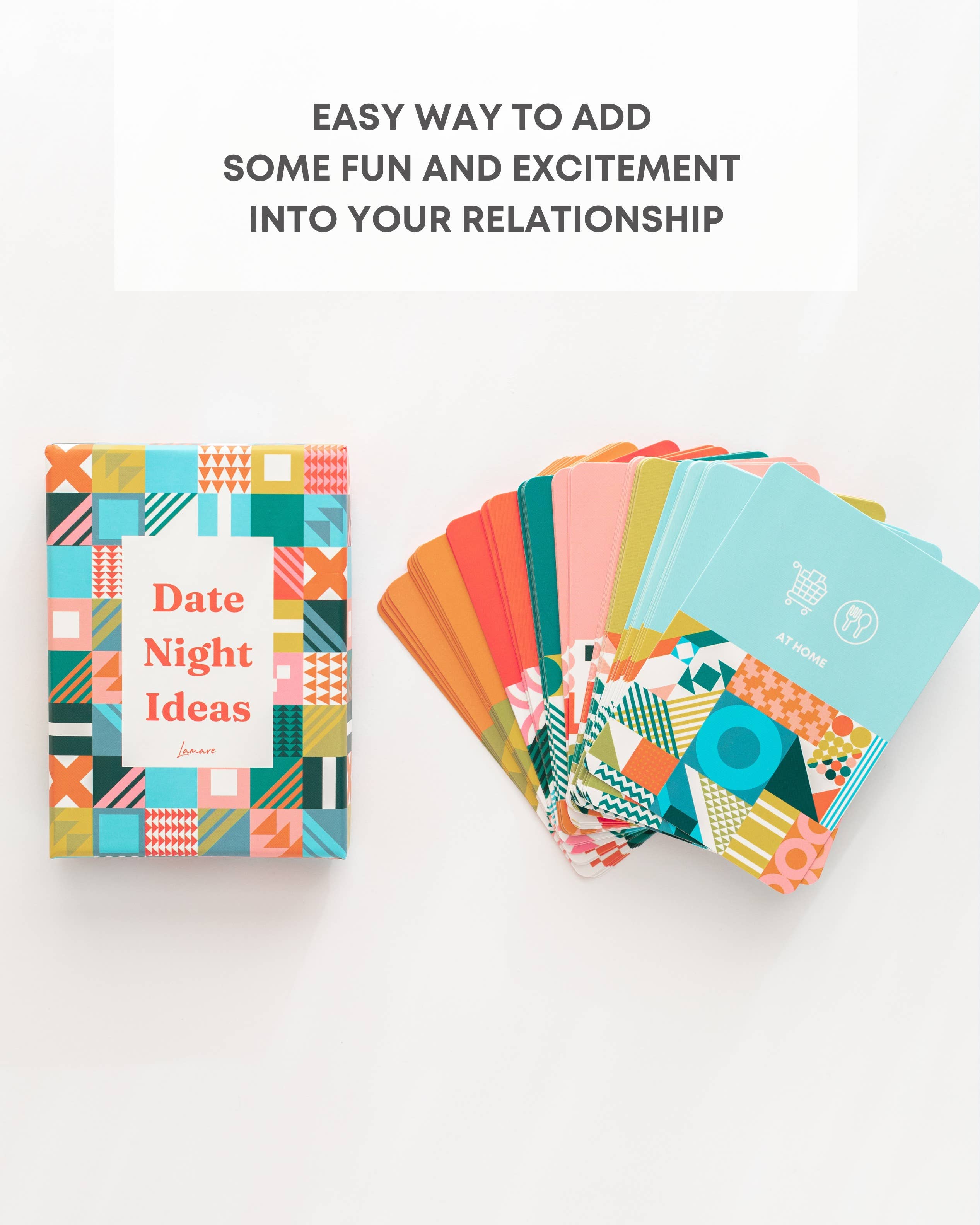 Lamare Date Night Idea Cards –50+ Fun Activities for Couples