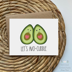 "Lets Avocuddle" Greeting Card image 0