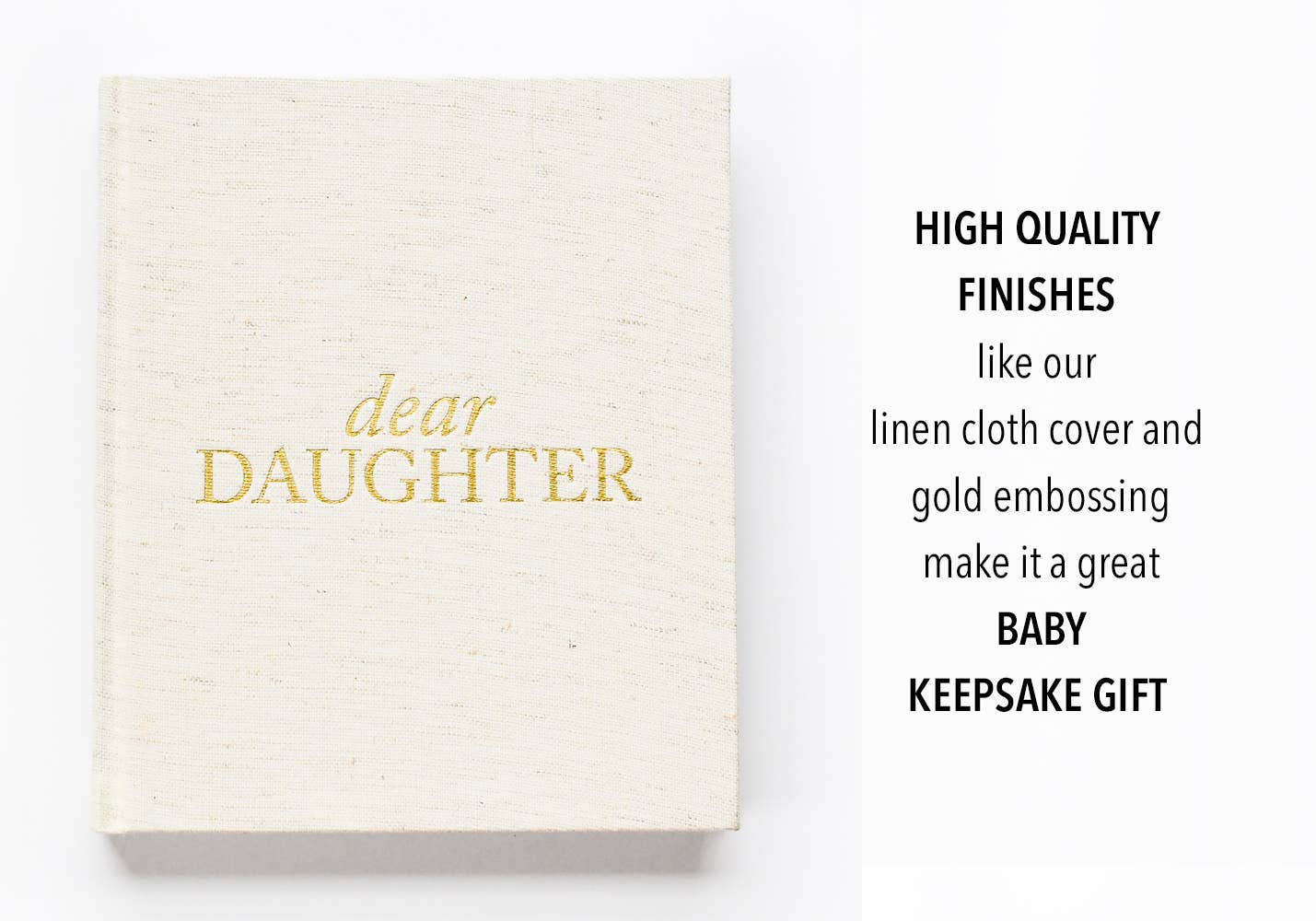 Dear Daughter Childhood Keepsake Book | Mother's Day Gift