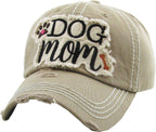 DOG MOM WASHED VINTAGE BALLCAP