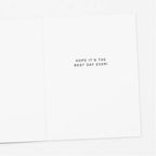 Porcupine Live on the Edge Birthday Card