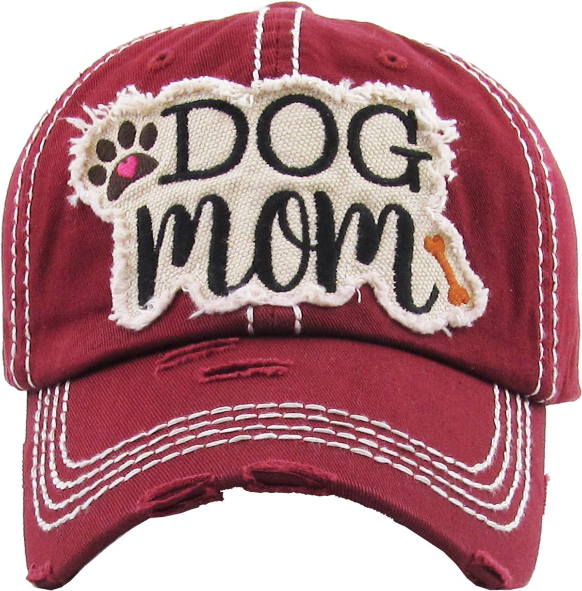 DOG MOM WASHED VINTAGE BALLCAP