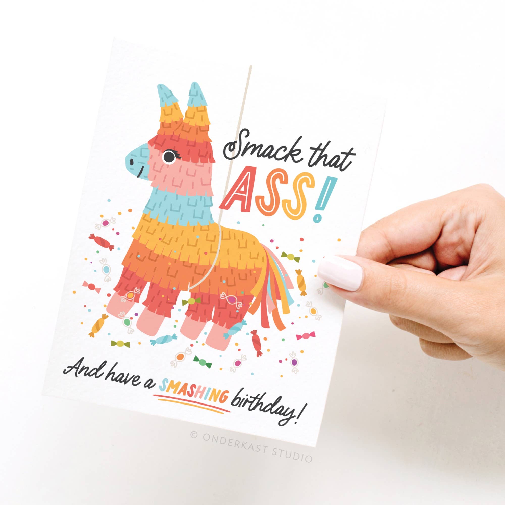 Smack That Ass Piñata Greeting Card