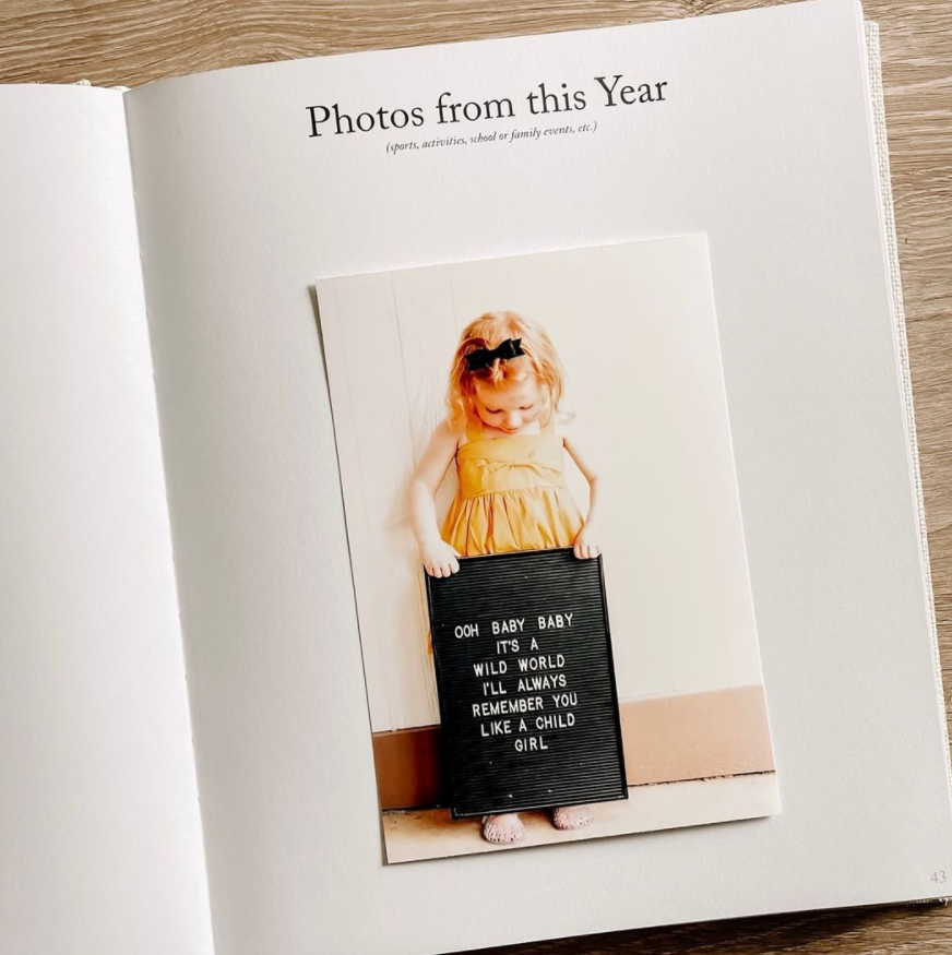 Dear Daughter Childhood Keepsake Book | Mother's Day Gift